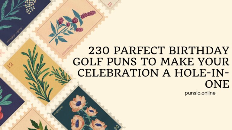 230 Parfect Birthday Golf Puns to Make Your Celebration a Hole-in-One