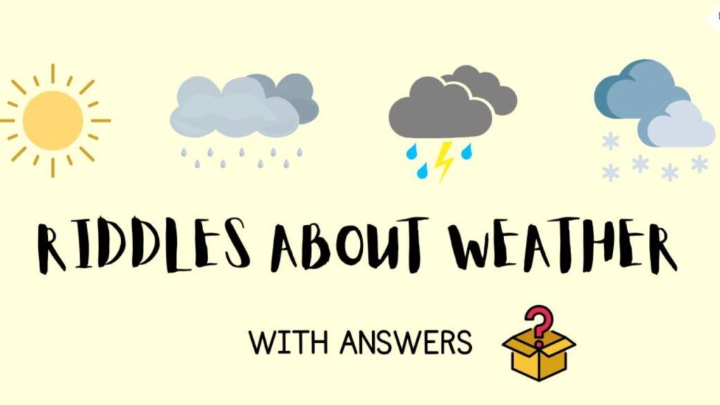 Nature & Weather Water Riddles