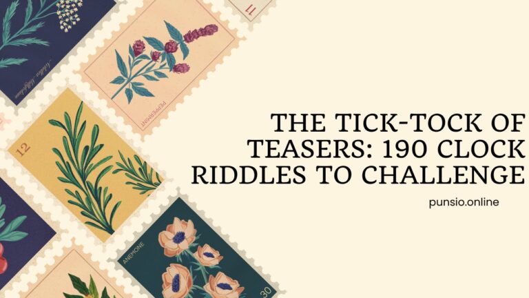 The Tick-Tock of Teasers: 190 Clock Riddles to Challenge